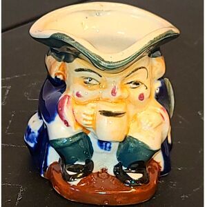 Vintage Colonial Miniature Toby‎ Creamer Japan